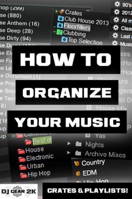 how to organize music: the art of creating playlists